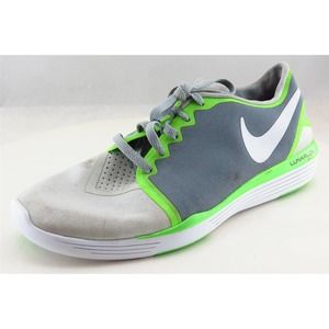 Nike Lunarlon‎ Running Shoes Gray Synthetic Women7 Medium